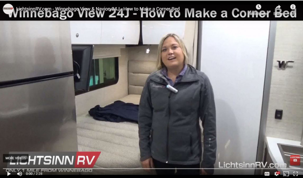 HOw to Make a Corner Bed in an RV