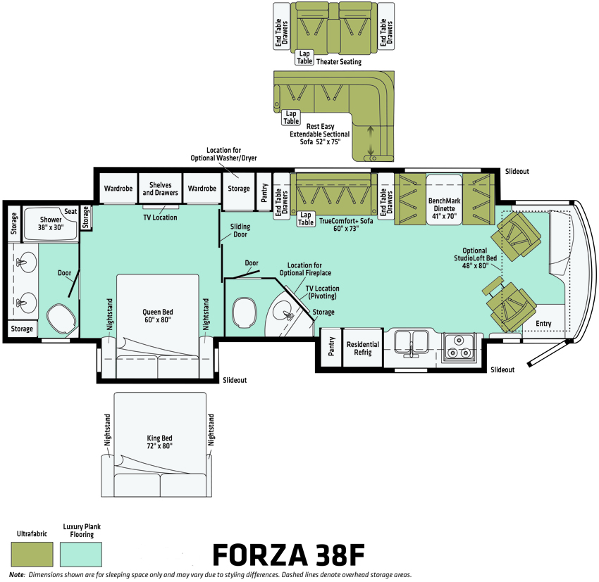 Forza 38F Floorplan