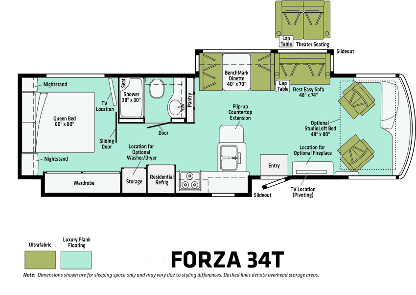 Forza 34T Floorplan