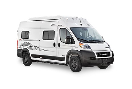 Winnebago Solis National Park Foundation Edition  Bright White with Moonlit Graphics Exterior