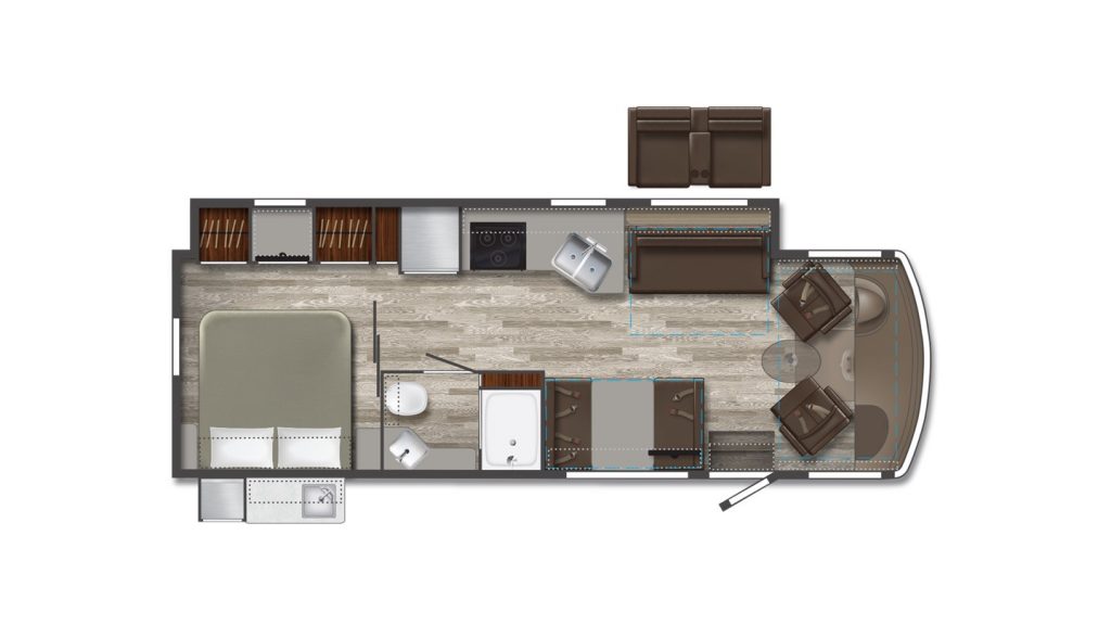 Winnebago Vista and Winnebago Sunstar 29NPF Floorplan