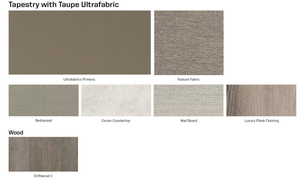 Winnebago Forza Tapestry with Taupe Ultrafabric