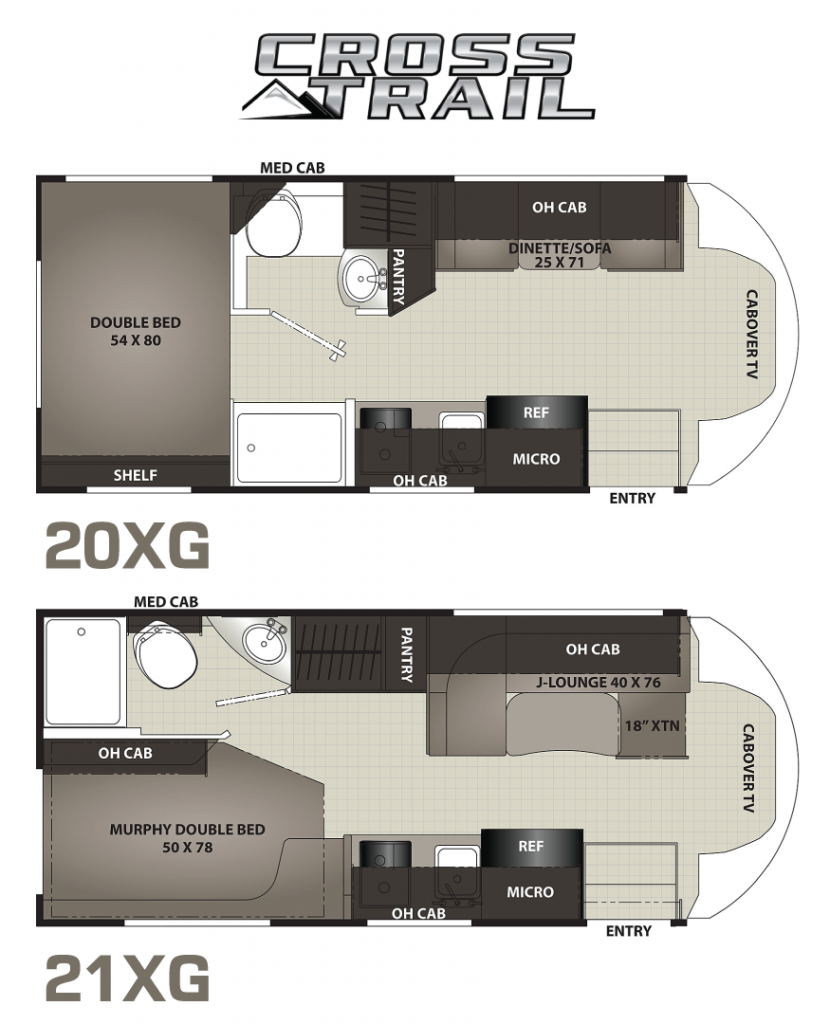 Coachmen Cross Trail Floorplans