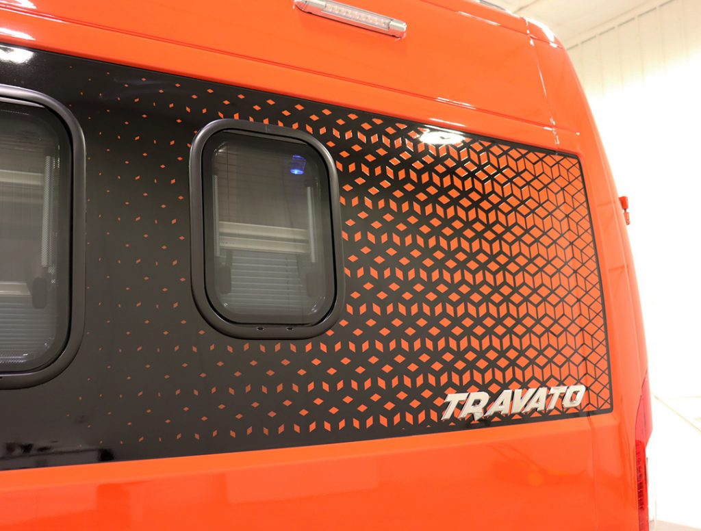 Winnebago Travato Spitfire Orange