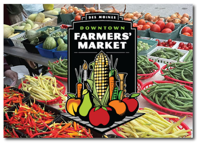 Downtown Des Moines Iowa Farmers Market