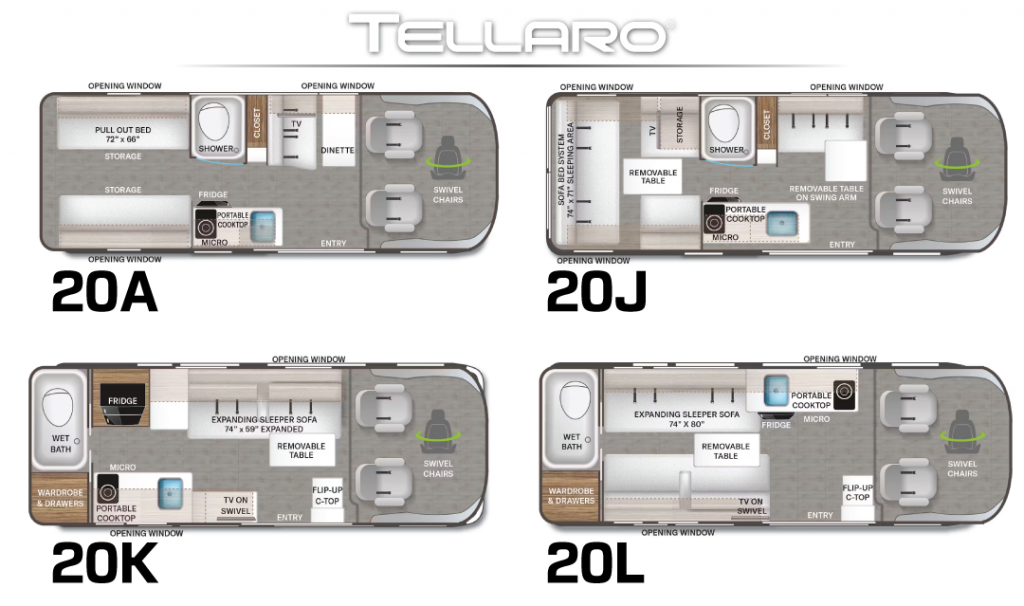 Thor Tellaro Floorplans